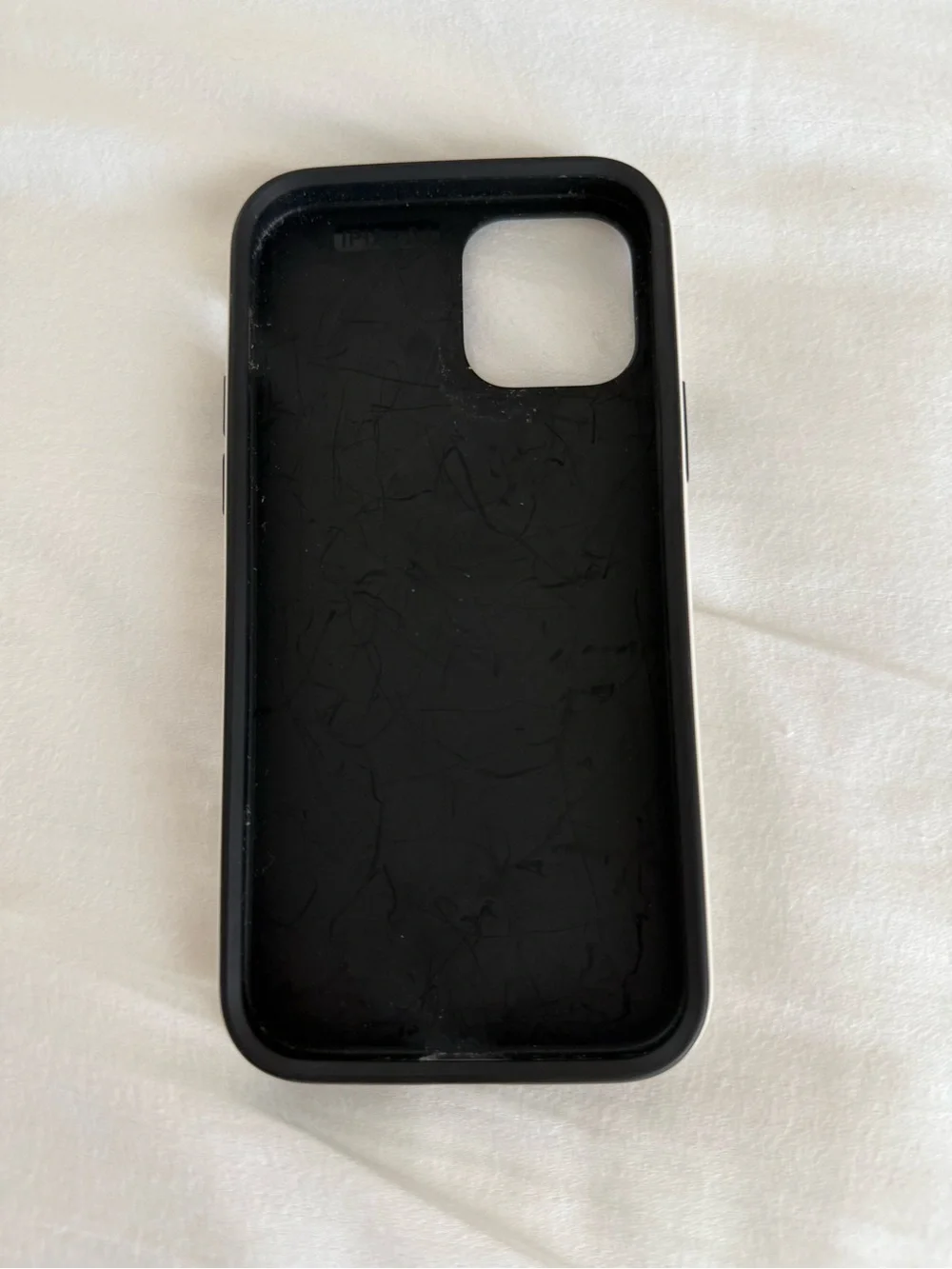 iPhone 12 White and Blue Decorative Phone Case - The Diary